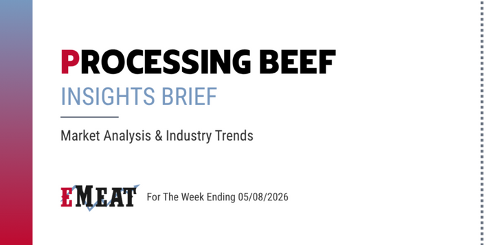 Processing Beef Insights Brief for the Week Ending May 8, 2026